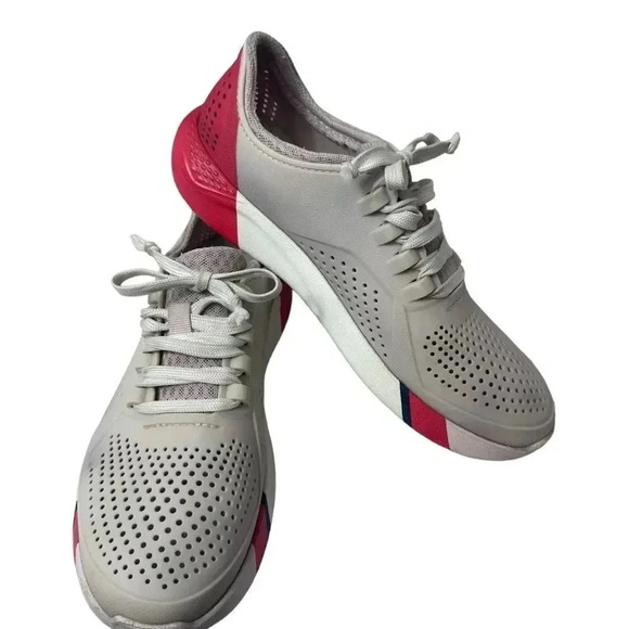 Crocs Literide Colorblock Slip On Casual Sneakers size 9 - Picture 3 of 12